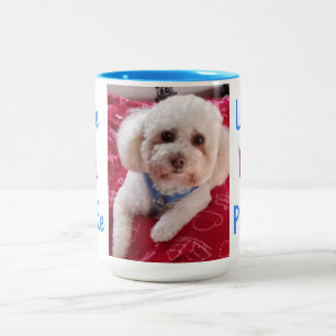 Kärlek Mitt Pudel-kaffe Mugg