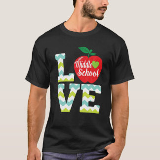 Kärlek Mitten skollärare i Klass, Student Kid Till T Shirt