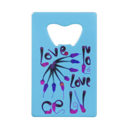 KÄRLEK_MODERN_BLUE_SO CUTE KREDITKORT FLASKÖPPNARE