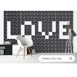 Kärlek Modern Elegant Mönster Sugar Skull dekorati Kakelplatta