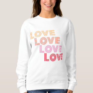 Kärlek Modern typografi T Shirt