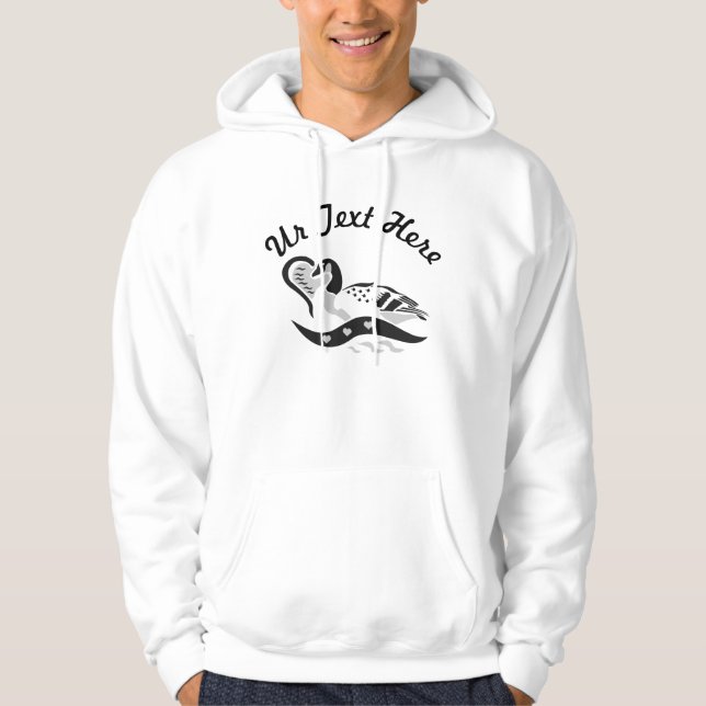 Kärlek Momma Goose Hoodie (Framsida)