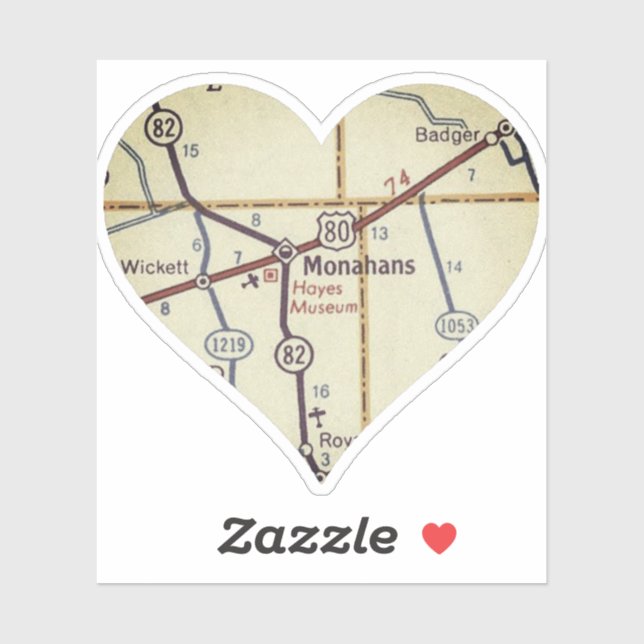 Kärlek Monahans TX Klistermärken (Ark)