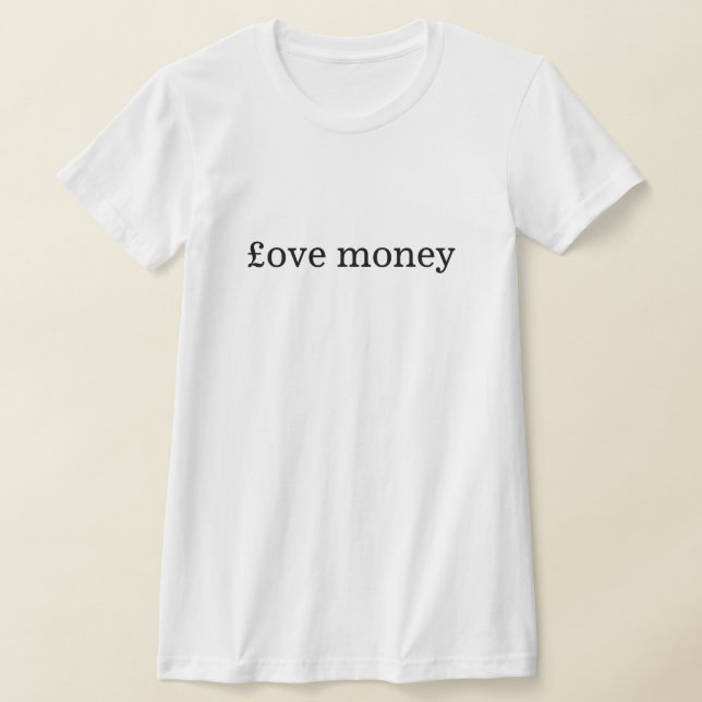 Kärlek Money T-Shirt (Laydown)