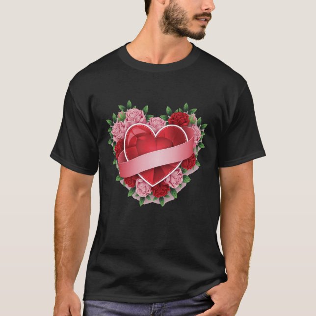 KÄRLEK MÖNSTER T-Shirt (Framsida)
