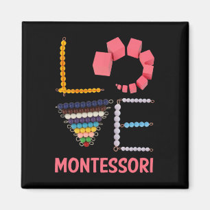 Kärlek Montessori utbildning matematiklärare  Magnet