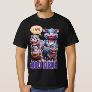 Kärlek moo Deng Thai lustig berömd lilla baby hipp T Shirt