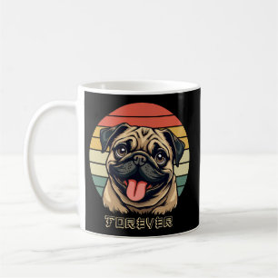 Kärlek Mops För Evigt � Sött Mops Älskar Design Kaffemugg