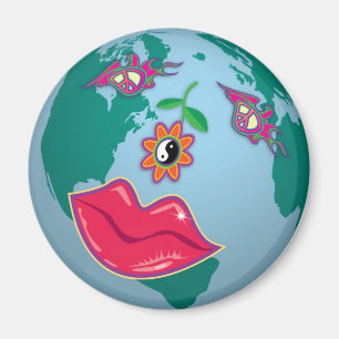 Kärlek Mor Earth Magnet