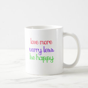 Kärlek more, Worry Lless Kaffemugg