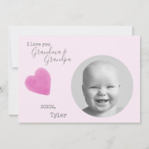 Kärlek morföräldrar Foto Rosa Heart Valentines