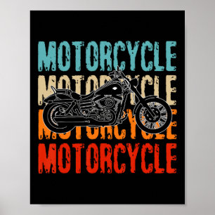 Kärlek Motorcykel Herr Tröja Biker Pojkar Älskare  Poster
