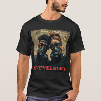 KÄRlek & MOTSTÅND Modern amerikansk grafik T Shirt