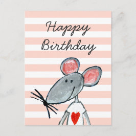 Kärlek Mouse Vykort