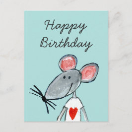 Kärlek Mouse Vykort