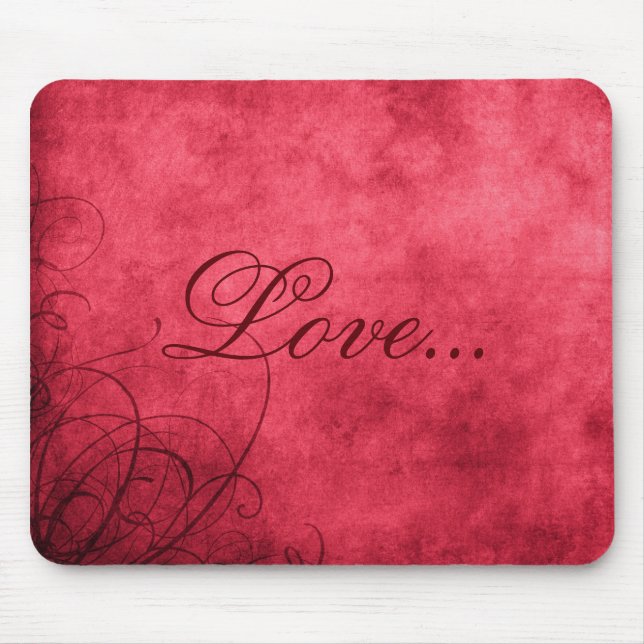 Kärlek-Mousepad: Kärlek Twilight Musmatta (Framsidan)