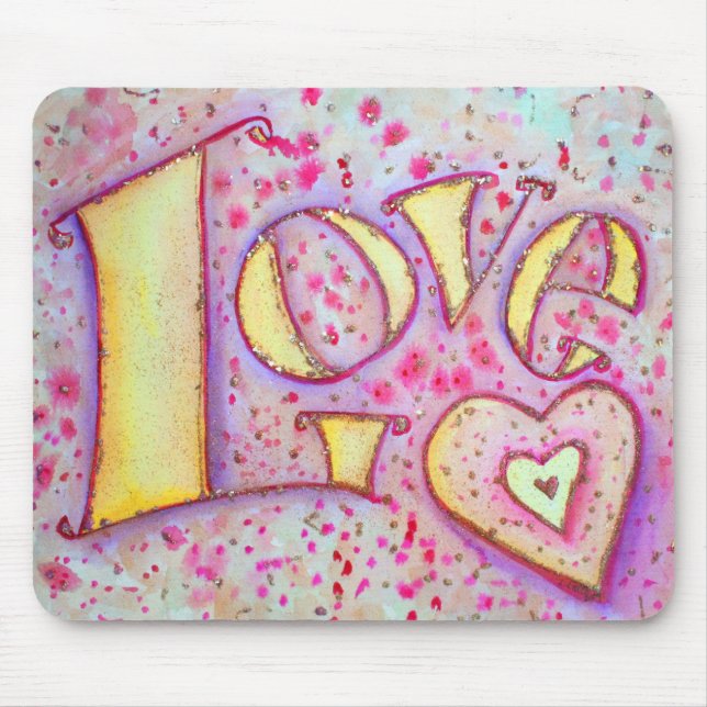 Kärlek Mousepad Musmatta (Framsidan)