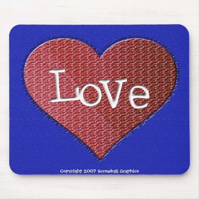 Kärlek Mousepad Musmatta (Framsidan)