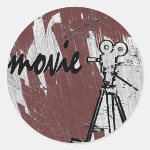 Kärlek Movie - klistermärke