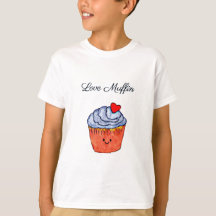 Kärlek Muffin Blue