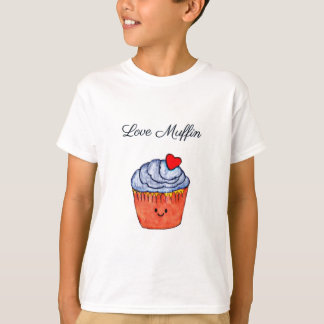 Kärlek Muffin Blue T-shirt