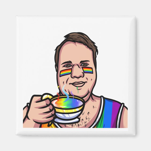 Kärlek Mugg Magnet (Framsidan)
