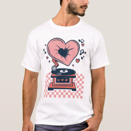 Kärlek Music,Spela in spelare,Valentin T Shirt