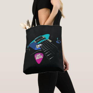 Kärlek Music Tote Tygkasse