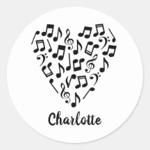 Kärlek Musik Hjärtat av Musik Noter med Namn