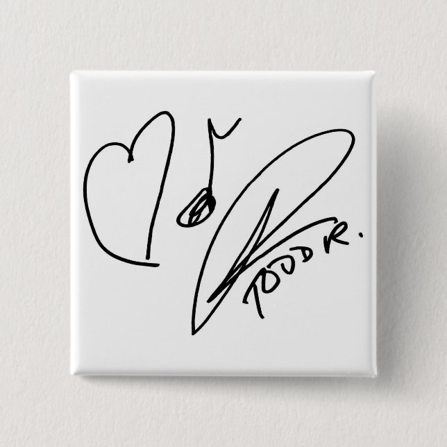 Kärlek-Musik-Klämma fast Knapp (Framsida)