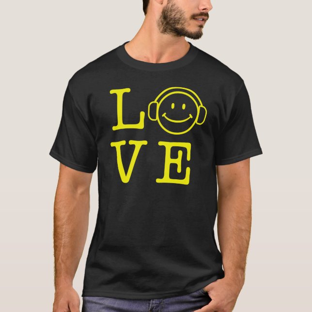 Kärlek musik tröja (Framsida)