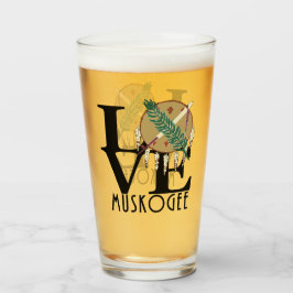 KÄRLEK Muskogee Oklahoma Glaskopp