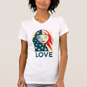 Kärlek Muslimska flyktingar T Shirt