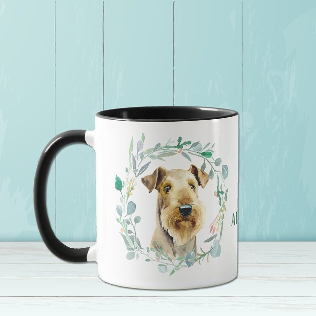Kärlek My Airdale Terrier WAN Coffee Mugg (Skapare uppladdad)