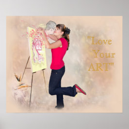 KÄRLEK MY ART KÄRLEK DIN ART POSTER