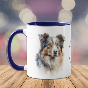 Kärlek My Aussie Hund Porträtt Mugg