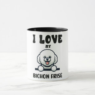 Kärlek My Bichon Frise Hund Mugg