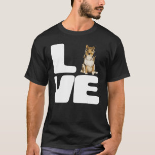 Kärlek My Collie Hund älskare Gift T Shirt