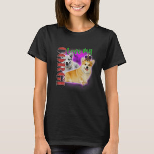 Kärlek My Corgi 90s Stil Street Design T Shirt