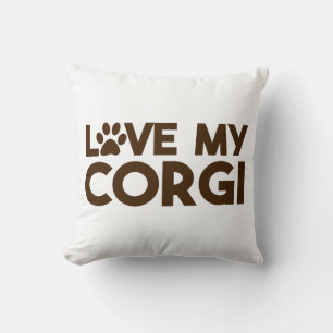 KÄRLEK MY CORGI TASS KUDDE