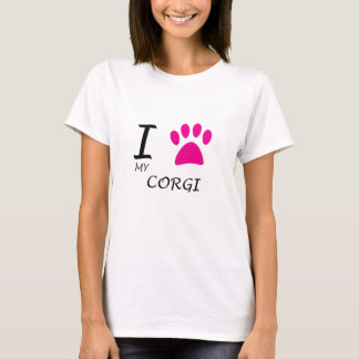 Kärlek My Corgi Tass T Shirt