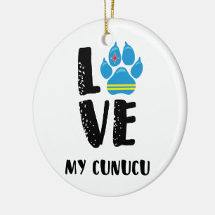 KÄRLEK MY CUNUCU (Black brev) - Ornament