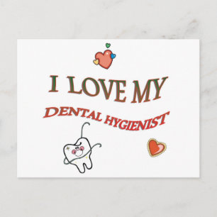 Kärlek My Dental Hygienist Vykort