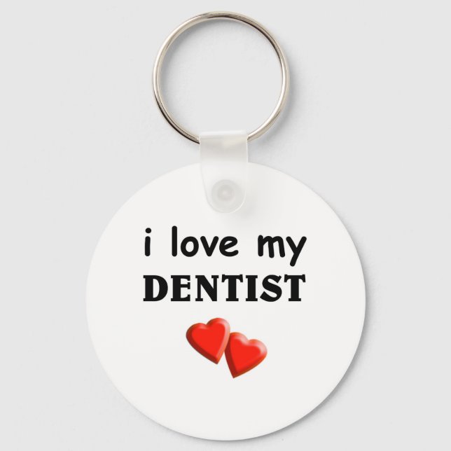 Kärlek my Dentist Nyckelring (Framsida)
