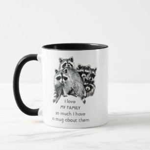 Kärlek MY FAMILY SÅ mycket Roligt Offert Mugg