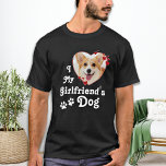 Kärlek My Girlväns Hund Funny Anpassningsbar Heart T Shirt<br><div class="desc">Vem gör du verkligen kärlek? Din flickvän eller hennes hund! Ge den perfekt gåvan till din pojkvän i valentines day med den här rolig hund älskare skjortan! Ett måste finnas för varje hund älskare, hund och hund! En roligt vrider på min flickvän Kärlek, skjortan citerar "I Kärlek My Girväns Hund"...</div>