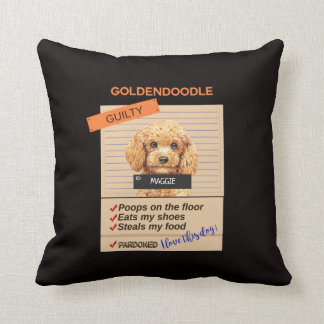 Kärlek My Goldendoodle trots dåliga livsmiljöer Kudde