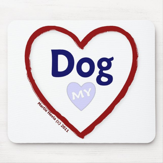 Kärlek My Hund Musmatta (Framsidan)