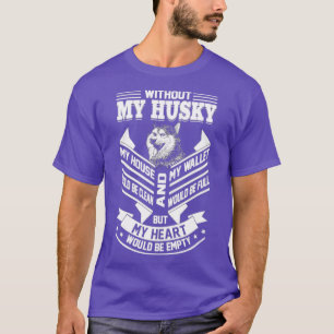 Kärlek My Husky Fantastisk Husky Hund T Shirt