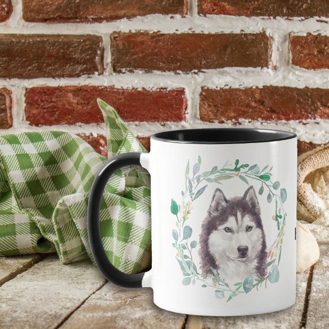 Kärlek My Husky Wandan Coffe Mugg (Skapare uppladdad)